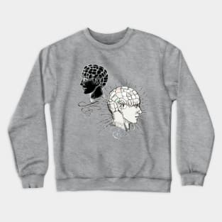 Phrenology Heads Crewneck Sweatshirt